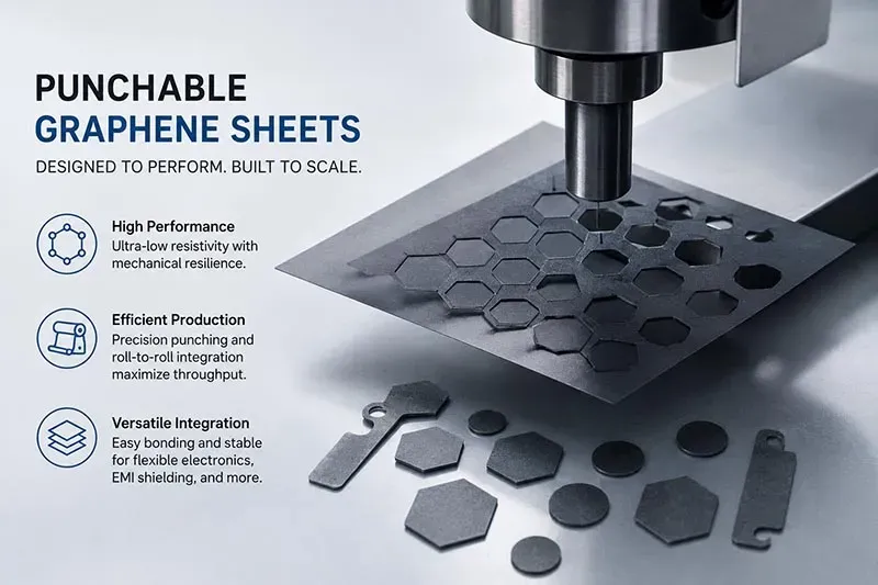 Punchable Graphene Sheets